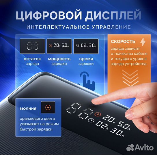 Повербанк Baseus Blade 100w 20000mah Power bank