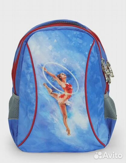 Рюкзак для гимнастики (п/э, синий/голубой) 216 XL