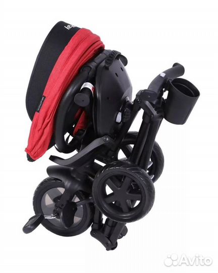 Детский велосипед коляска. новая