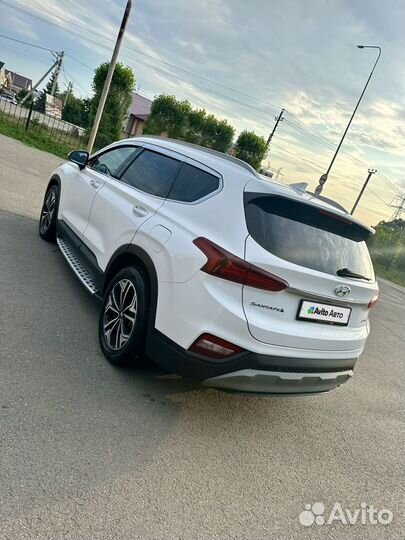 Hyundai Santa Fe 2.2 AT, 2018, 61 000 км