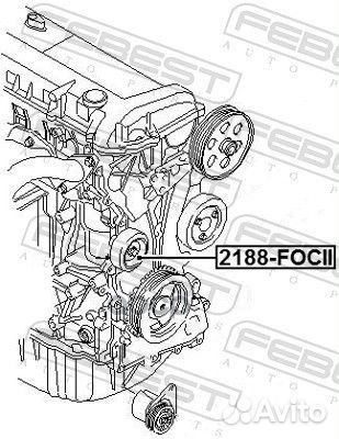 Ролик обводной 2188-focii 2188-focii Febest