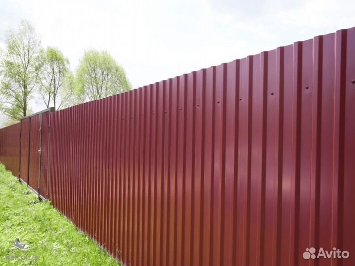 Забор из профлиста