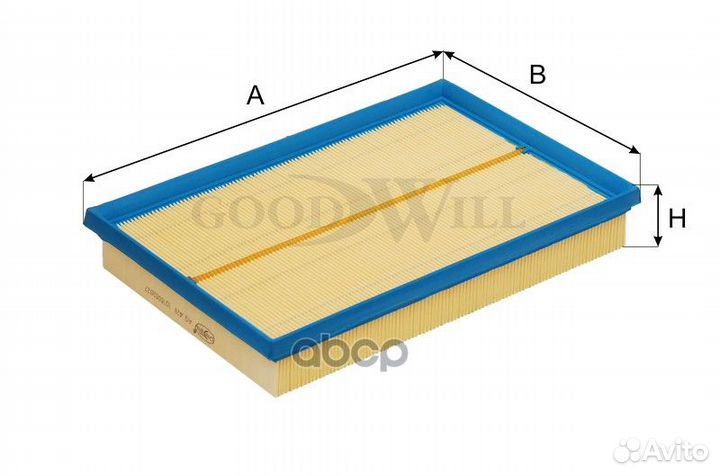 Фильтр воздушный AG428 Goodwill