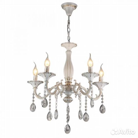 Люстра подвесная 5х60Вт Е14 белый; imex