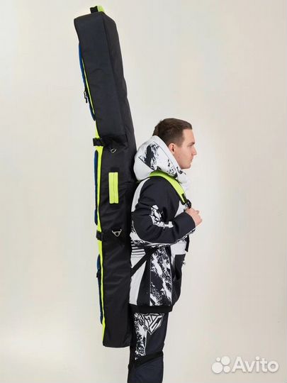 Сумка чехол для сноуборда на колесах