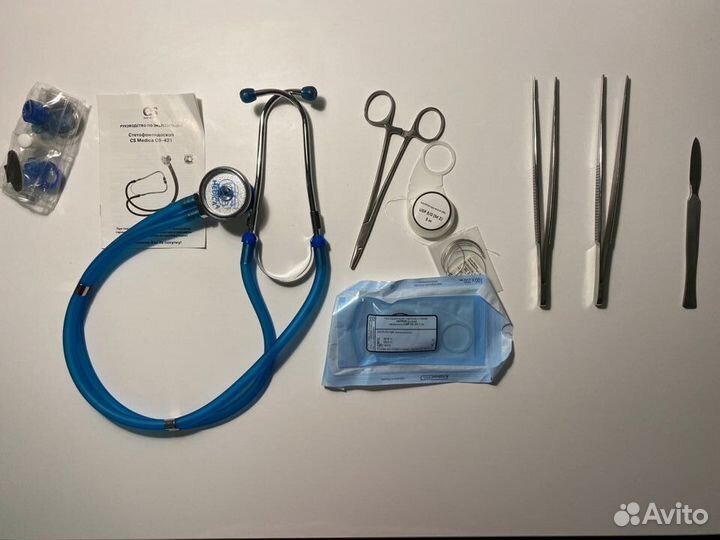 Продаю стетофонендоскоп и медицинские инструменты