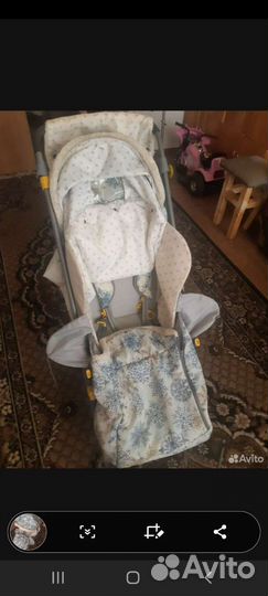 Детские санки коляска