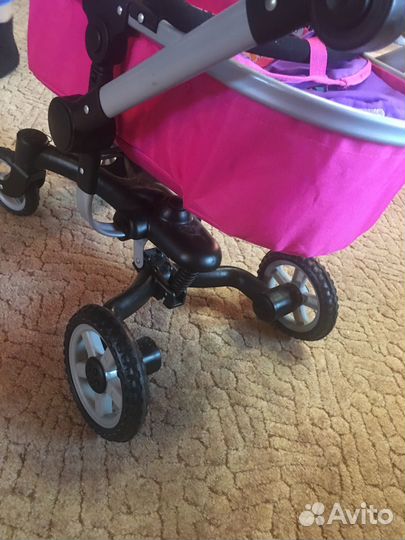 Коляска для кукол demi star 2в1