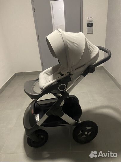 Коляска stokke trailz 2 в 1+автолюлька с нюансом
