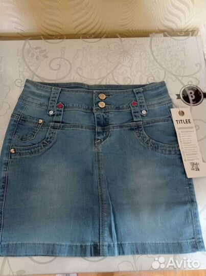 Юбки джинсовые