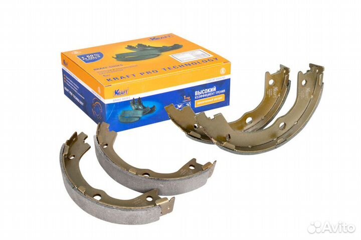 Колодки тормозные барабанные kraft KT 091554