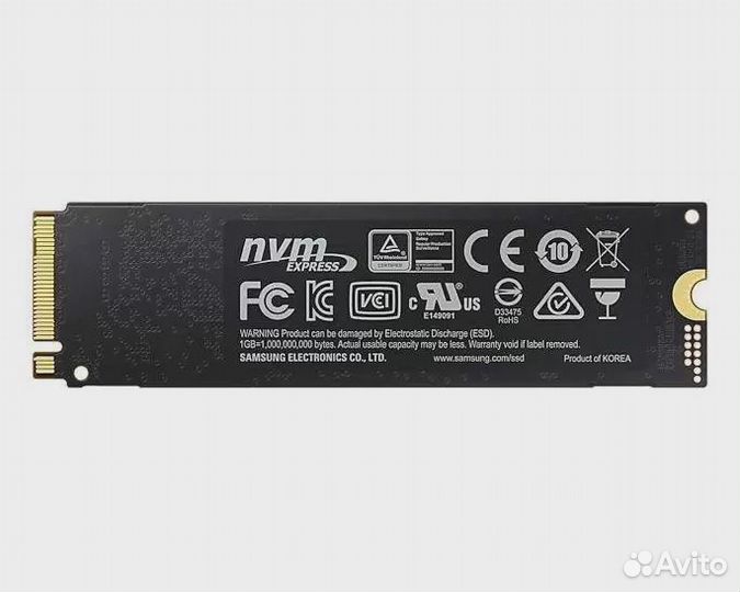 SSD накопитель Samsung 970 EVO Plus M.2 2280 1 тб