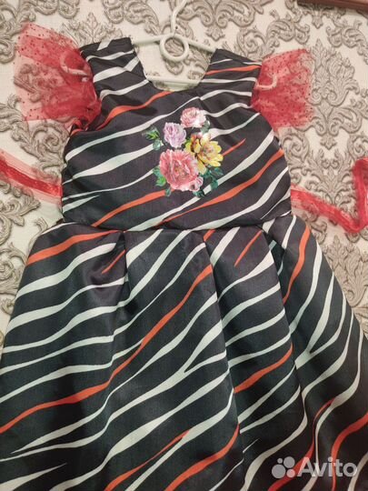 Нарядное платье для девочки 110 116 Модница