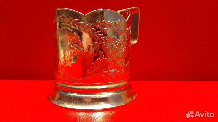 Подстаканник бык СССР