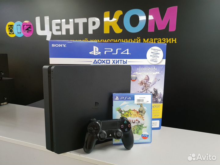 Игровая приставка PS4 Slim 500GB + 8 игр