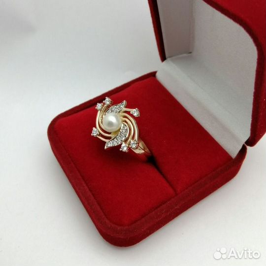 Гр19 Кольцо с камнями, 585, id 28502