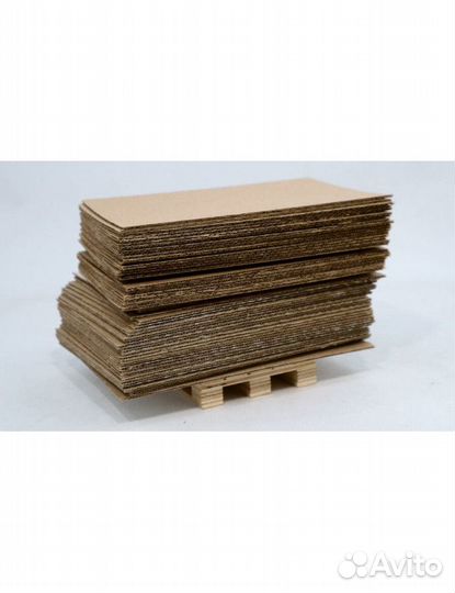 Гофрокартон 3-х слойный Т-21 1200х800, 50 листов