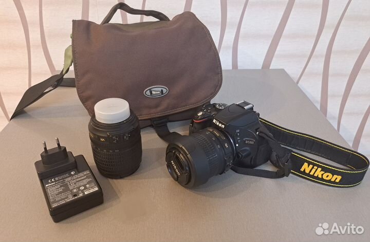 Фотоаппарат nikon d5100 с двумя объективами