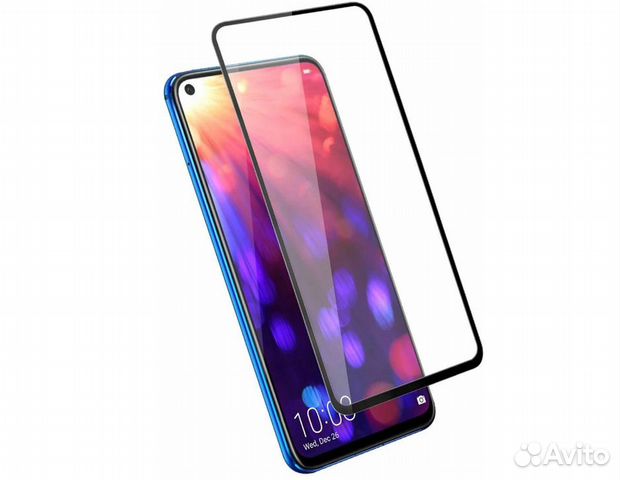 Защитное стекло Huawei Honor Nova 4, View 20 Черное