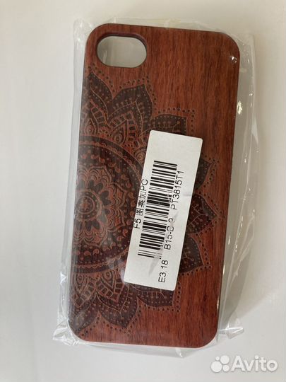 Деревяный чехол на айфон 5 s