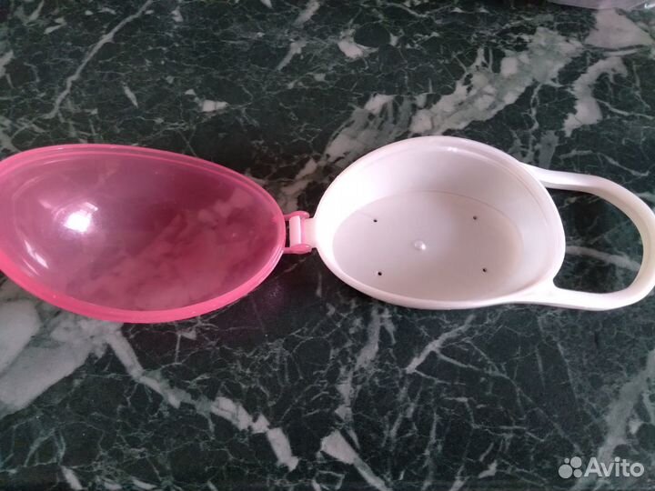 Бокс для соски розовый