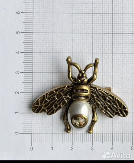 Брошь Gucci пчела Премиум