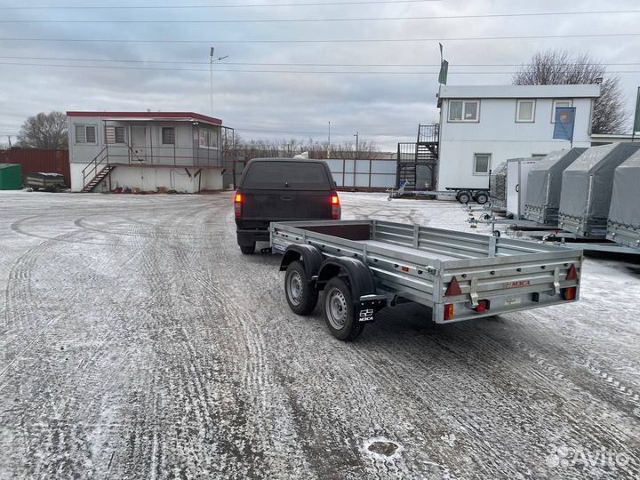 Двухосный бортовой прицеп мзса 817731 исп.022