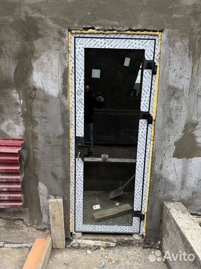 Витраж из теплого алюминия