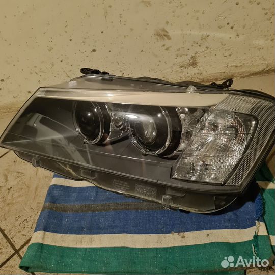 Оригинальная фара левая BMW X3 F25 биксенон,дорест