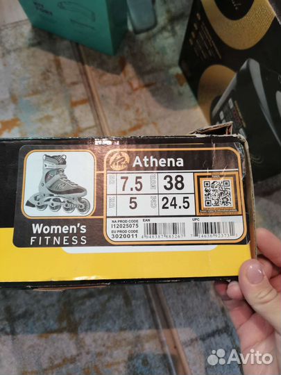 Новые ролики женские K2 SoftBoot в коробке 38 р