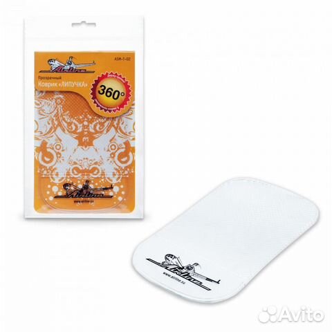 Коврик липучка прозрачный 92*145 мм (asm-t-02)