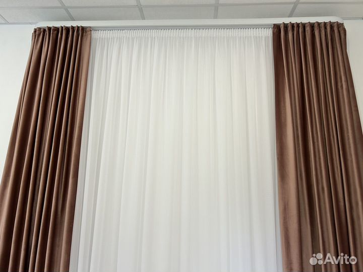 Шторы портьеры, бархат