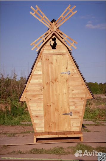 Дачный туалет с установкой