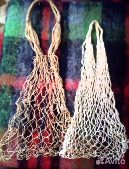 Шелковые сумки/авоськи/сетки вязаные СССР Винтаж