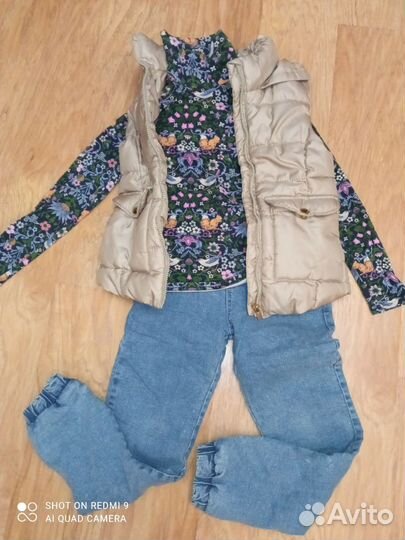 Пакет вещей на девочку 134