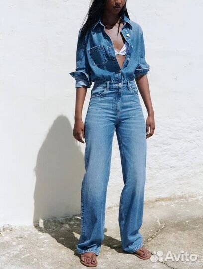 Джинсовый комбинезон Zara