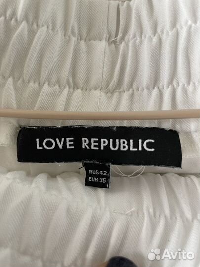 Брюки белые женские Love Repablic