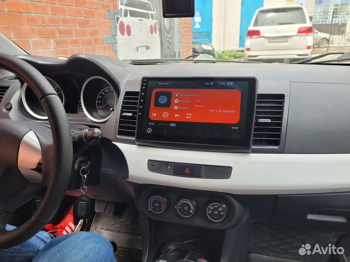 Android магнитола Mitsubishi Lancer 10, есть Teyes