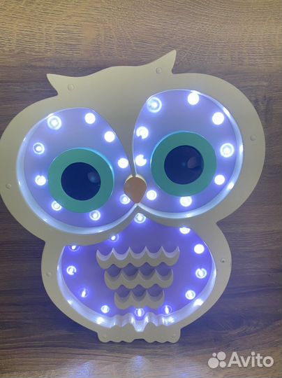 Сова ночник абсолютно новая ручная работа