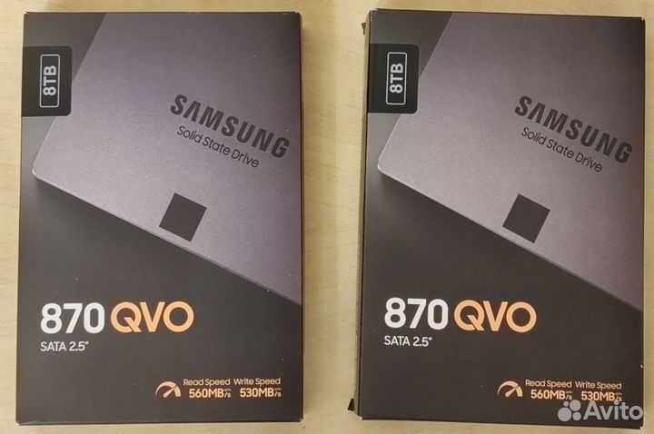 SSD Samsung 870 qvo 8TB MZ-77Q8T0BW