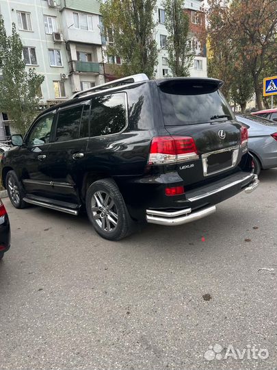 Защита бампера lexus lx570