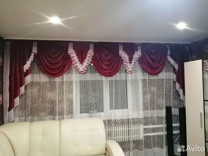 Тюль с ламбрекеном бу