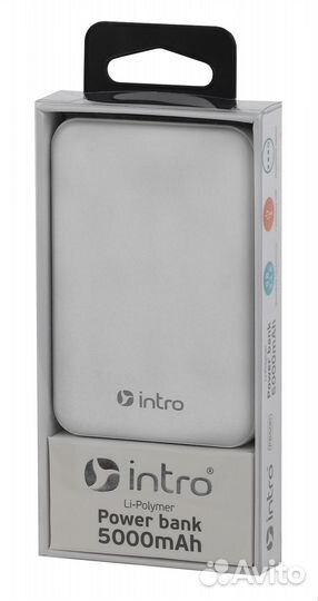 PB600 USB зарядки 25 Intro Power bank 5000 mAh бел