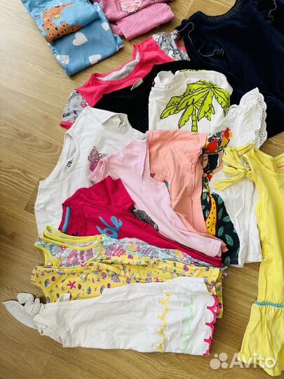 Пакет вещей 116 на девочку Zara, H&M, C&A и тп