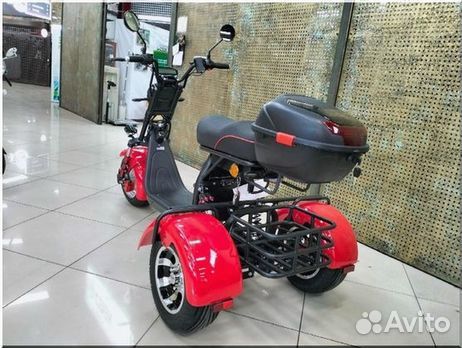 Электроскутер WhiteSiberia WS-PRO trike 3000w