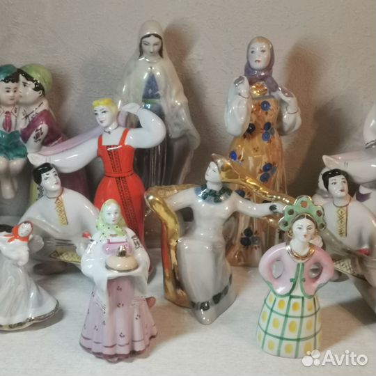 Фарфоровые статуэтки СССР лфз дулево