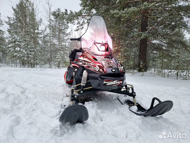 Снегоход promax SRX-700 PRO черно-красный V2