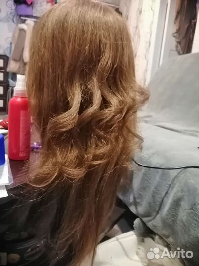 Болванка с натуральными волосами