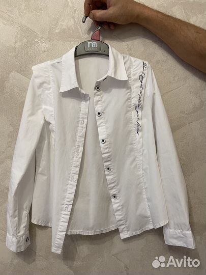 Рубашка школьная 140 девочки
