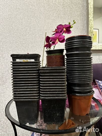 Горшочки для рассады пластик